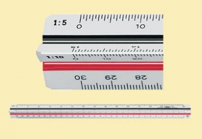 Reduction scale rulers